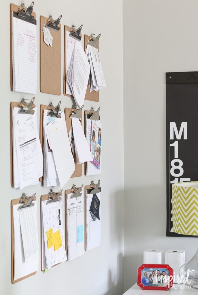 clipboard organization